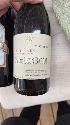Languedoc Faugères Domaine Léon Barral 2020