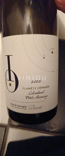 Sudoeste Côtes de Gascogne Plaimont Planète Cépages Colombard Petit Manseng 2022