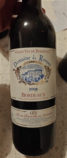 Bordeaux Domaine Rouyet 2008