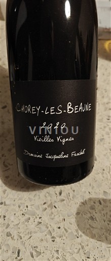 Bourgogne Chorey-lès-Beaune Domaine Jacqueline Frachet Vieilles Vignes 2020