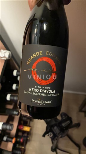 Vinos Rouge sec Grande Edition Ponte Lungo 2022 Italia Sicilia DOC