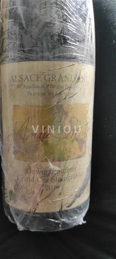 Alsacia No especificado Grand Cru André Stentz 2016