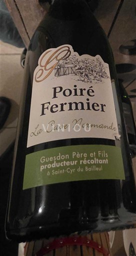 Normandie Guesdon Père et Fils Poiré Fermier La Cave Normande Không niên vụ