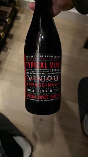 Puglia Not Specified Typical Vine Special Red 2023