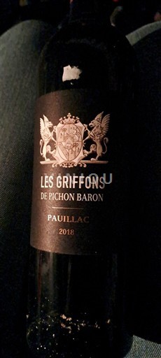 Bordeaux Pauillac Pichon Baron Les Griffons de Pichon Baron 2018