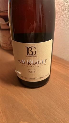 Bourgogne Meursault Domaine Bouzereau-Gruère & Filles 2019