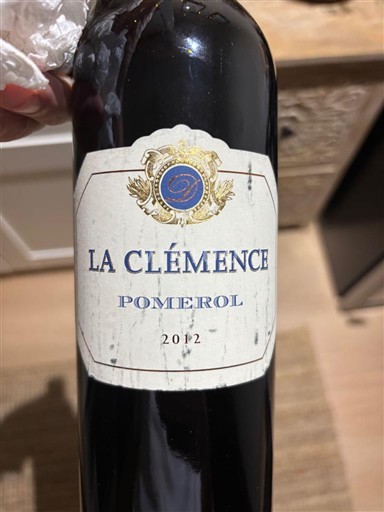 Bordéus Pomerol La Clémence 2012