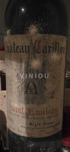 Bordeaux Saint-Émilion Château Carillon 1989