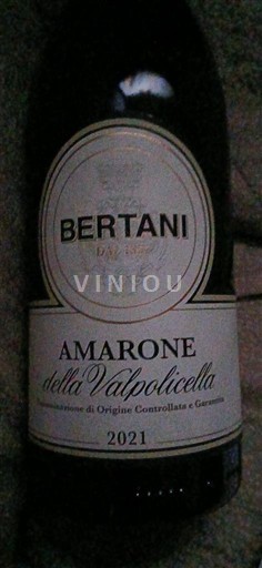Véneto Amarone della Valpolicella BERTANI AMARONE 2021