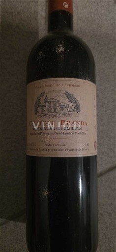Bordeaux Puisseguin-saint-émilion Château Branda 1999