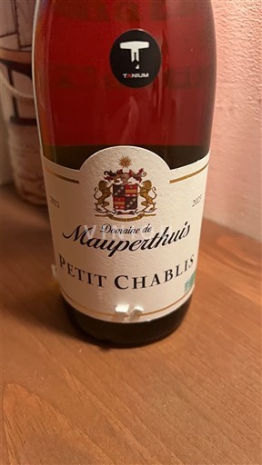 Bourgogne Petit-chablis Domaine Mauperthuis 2022