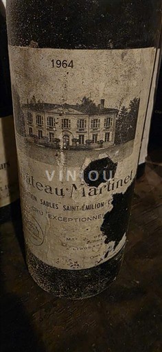 Bordeaux Saint-Émilion Château Martinet Exceptionnelle 1964