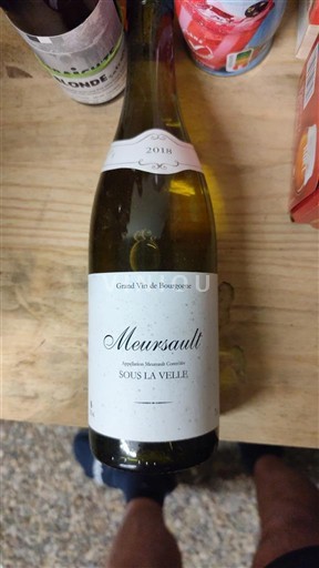 Bourgogne Meursault Sous la Velle 2018