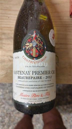 Borgogna Santenay Premier Cru Mestre Père & Fils Beaurepaire 2012