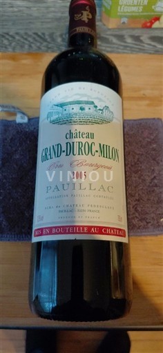 Bordeaux Pauillac Château Grand-Duroc-Milon 2005