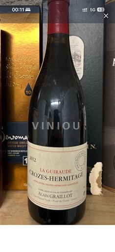Thung lũng Rhône Crozes-hermitage Alain Graillot La Guiraude 2012