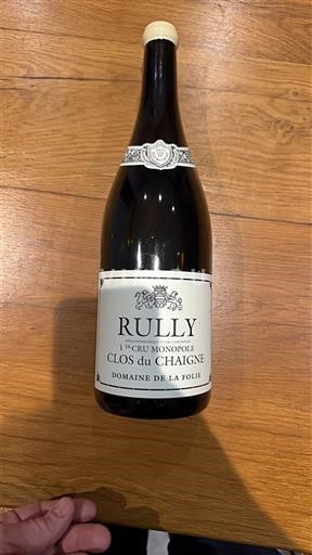 Burgundi Rully Premier Cru Domaine La Folie Clos du Chaigne 2023