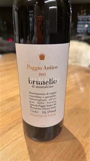 Toscane Brunello di Montalcino Poggio Antico 2015