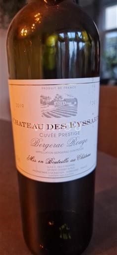 Jugozahod Ni doloceno Château S Eyssards Prestige 2019