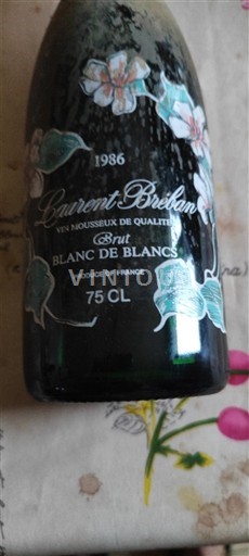 Mousserande viner Blanc brut Laurent Breban 1986 Frankrike Champagne AOC