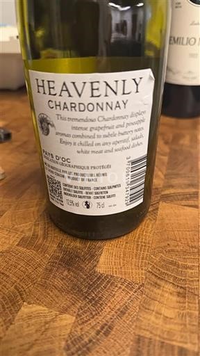 Languedoc ja Roussillon Pays d'Oc Heavenly Chardonnay Ei vuosikertaa