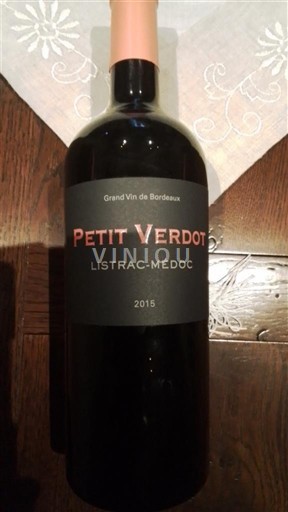 Bordeaux Listrac-Médoc Petit Verdot 2015