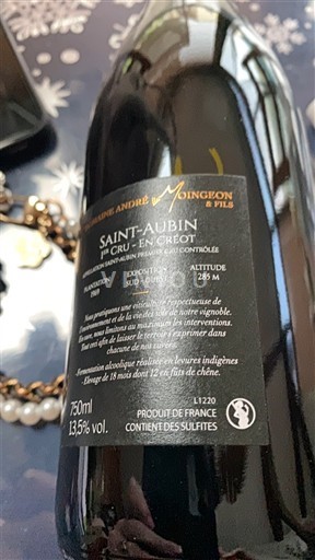 Burgund Nicht spezifiziert Premier Cru Domaine André Moingeon & Fils En Créot 2020