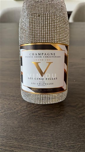 Mousserande viner Blanc brut Les Cinq Filles Les Chapelles Yvonne Seier Christensen Non millésimé Frankrike Champagne AOC Grand Cru