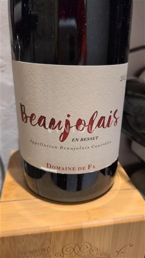 Beaujolais Domaine Fa En Besset Ikke årgangsbestemt