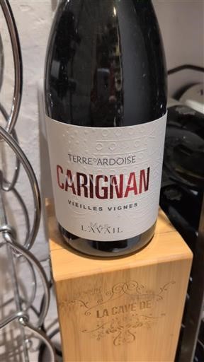 Vinos Rouge sec Terre d'Ardoise Vieilles Vignes Lavail Non millésimé Francia Languedoc y Rosellón Costas Catalanas IGP