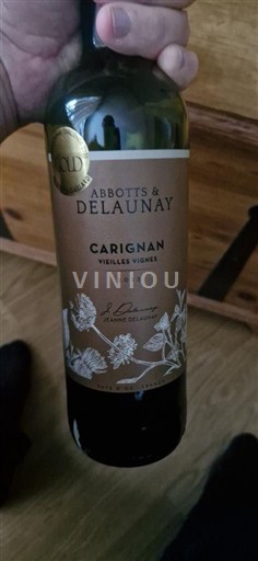 Vin Rouge sec Carignan Vieilles Vignes Abbotts & Delaunay 2022 France Languedoc et Roussillon Pays d'oc IGP