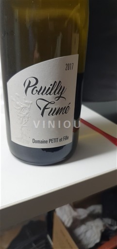 Vallée de la Loire Pouilly-fumé Domaine PETIT et Fille 2017