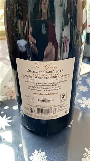 Thung lũng sông Loire Saumur-champigny Château Targé Le Gory 2017