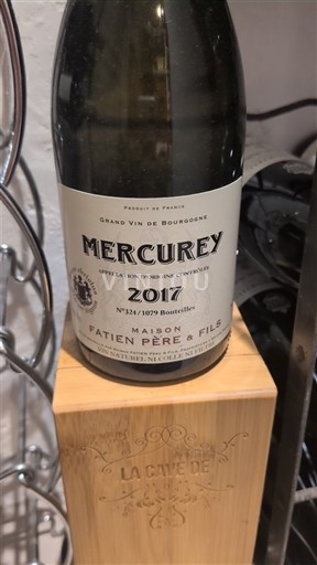 Borgogna Mercurey Maison Fatien Père & Fils 2017