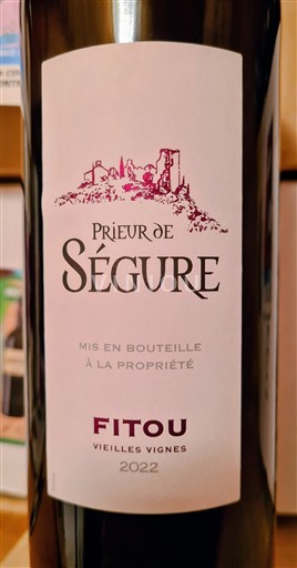 Languedoc Fitou Prieuré de Ségure Vieilles Vignes 2022