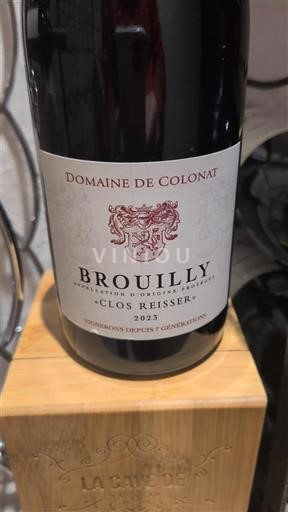Beaujolais Brouilly Domaine Colonat Clos Reisser 2023