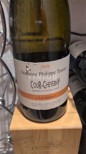 Wines Blanc sec Les Sables Domaine Philippe Tessier 2018 France Loire Valley Cour-cheverny AOC