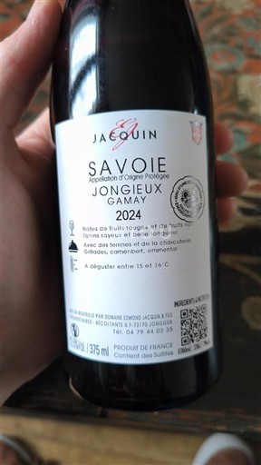 Savoja in Bugey Jongieux Domaine Edmond Jacquin & Fils Jongieux Gamay 2024