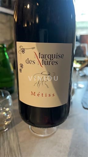 Vinos Rouge sec Métiss Marquise des Mûres 2022 Francia Languedoc y Rosellón País de Oc IGP