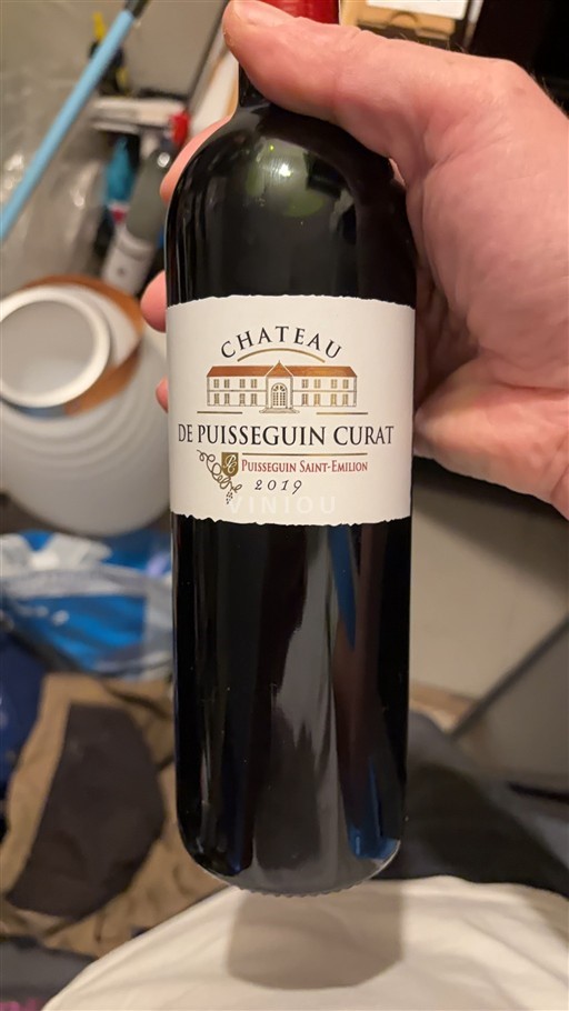 Bordeaux Puisseguin-Saint-Émilion Château Puisseguin Curat 2019