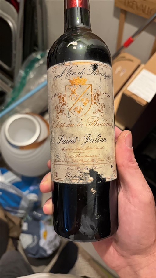 Víno Rouge sec Château La Bridane 2010 Francie Bordeaux Saint-Julien AOC