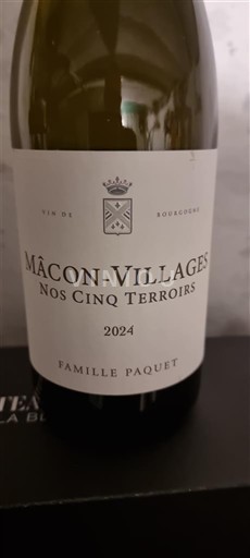 Burgund Mâcon und Mâcon-Dörfer Famille Paquet Nos Cinq Terroirs 2024