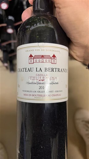 Bordeaux Cadillac-côtes-de-bordeaux Château La Bertrand 2017