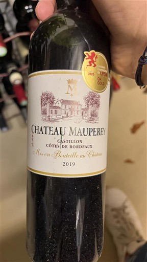 Bordeaux Castillon-côtes-de-bordeaux Château Mauperey 2019