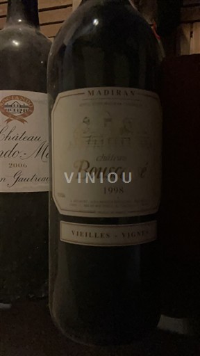 Sud-Ovest Madiran Château Bouscassé Vieilles Vignes 1998