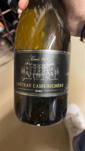 Thung lũng sông Loire Muscadet Château Cassemichère 1160 2020