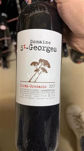 Linguadoca Minervois Domaine St-Georges Syrah-Grenache 2017