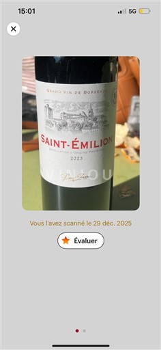 Bordeaux Saint-Émilion Pierre Chanau 2023