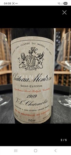 Bordeaux Saint-Estèphe Grand Cru Château Montrose 1989