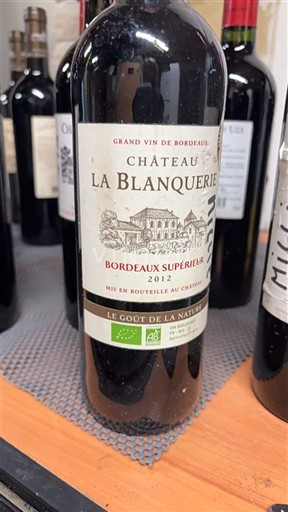 Bordeaux Bordeaux superiore Château La Blanquerie 2012